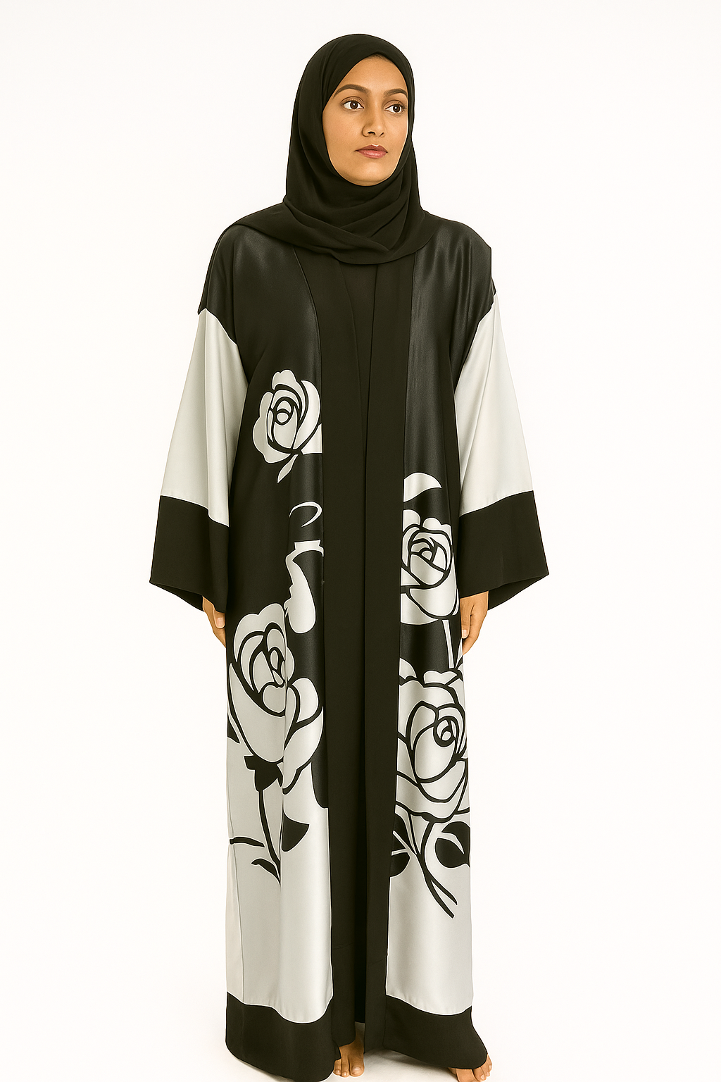 Silhouette Rose Premium Kimono for Women