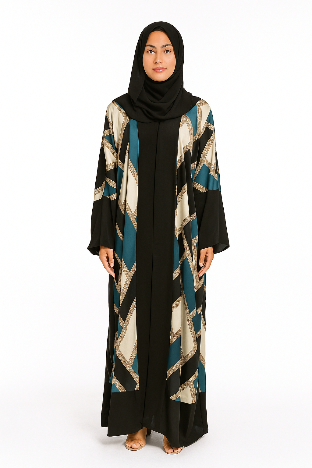 Modern Mosaic Kimono for Women