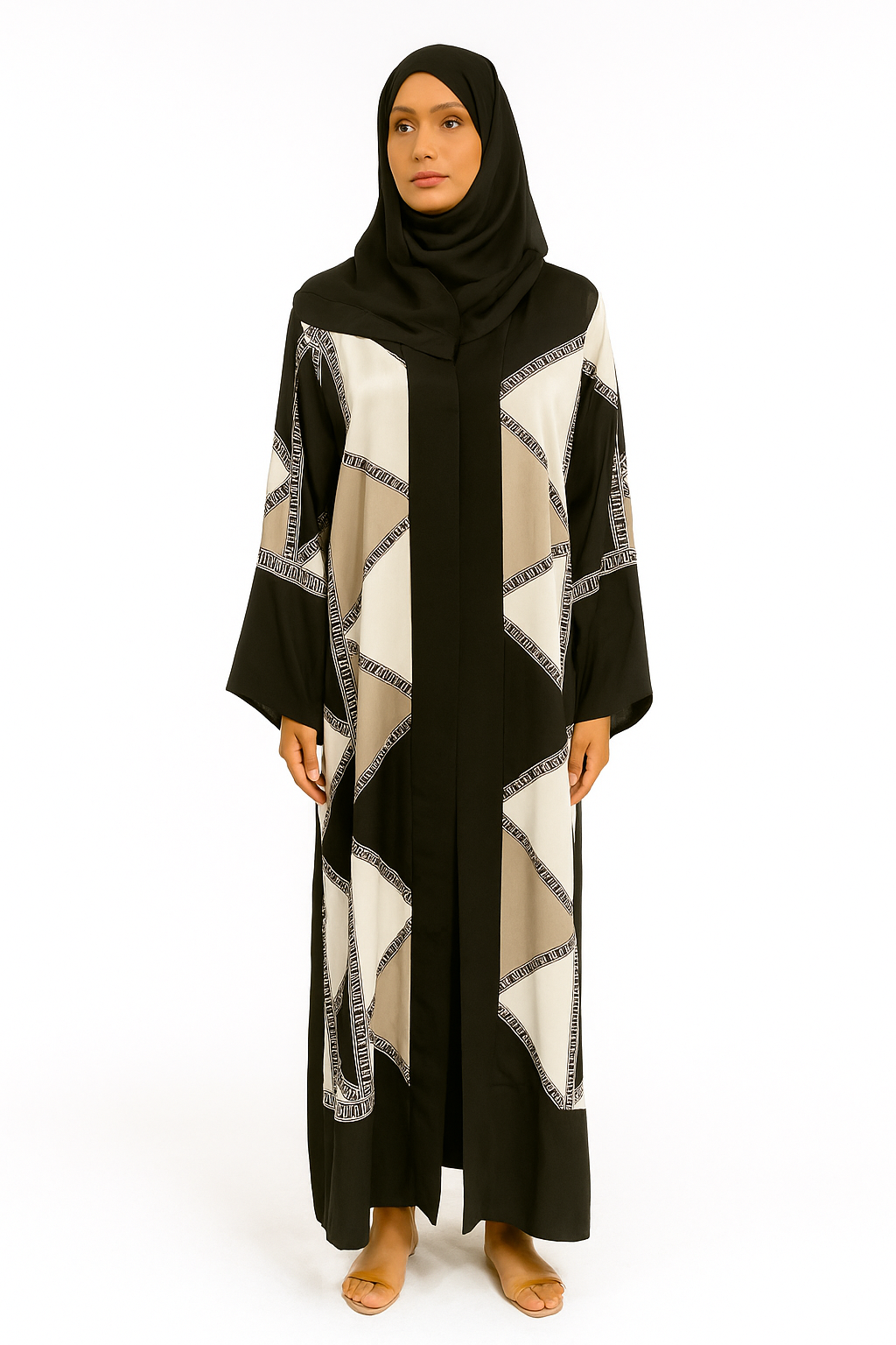 Monochrome Majesty Kimono For Women