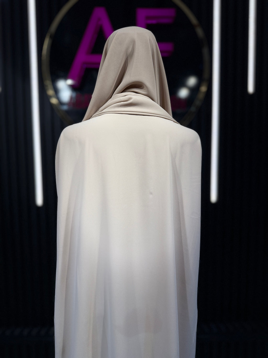 Beige Raqiya Korean Nida Burqa for Women