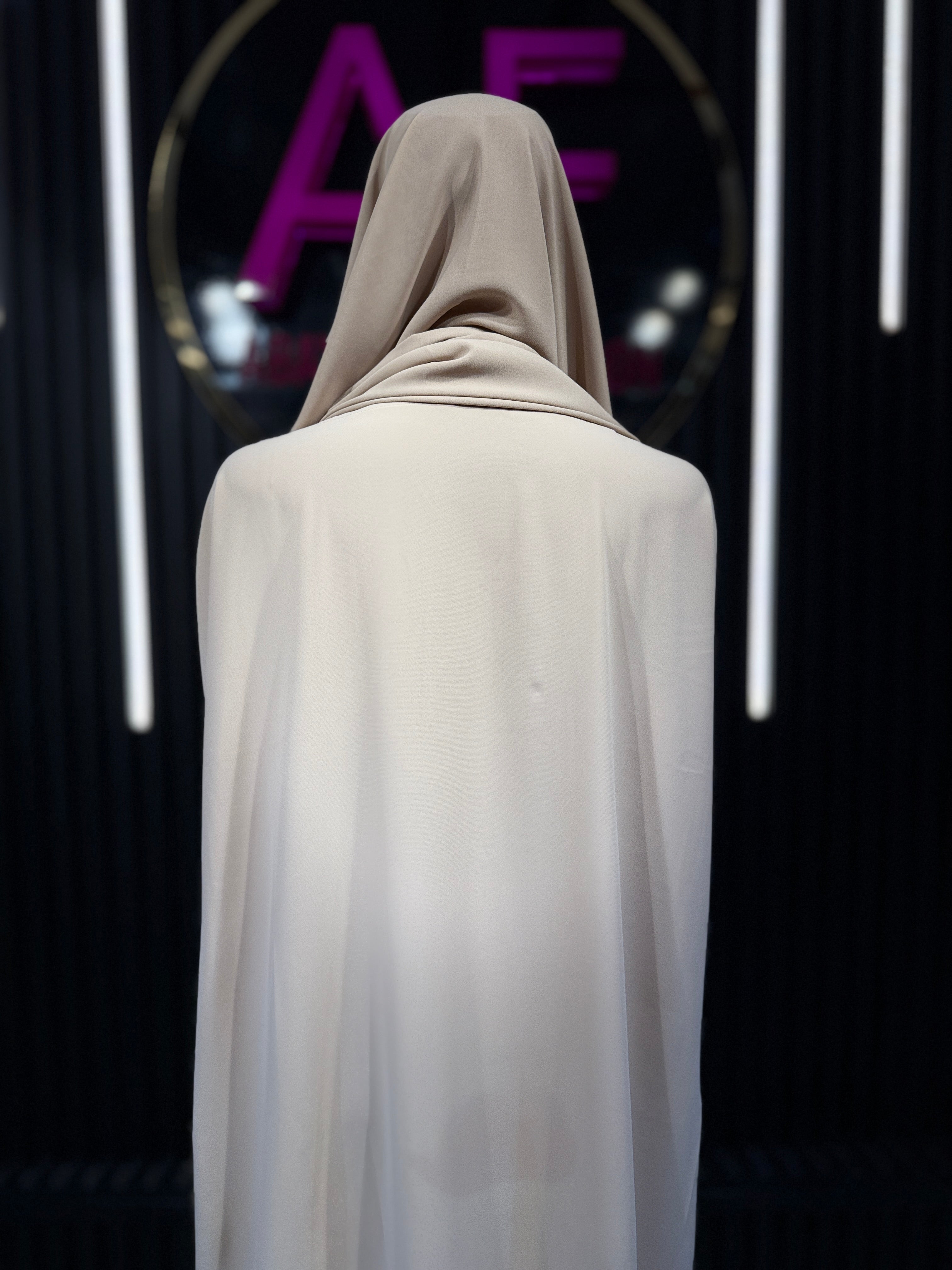 Beige Raqiya Korean Nida Burqa for Women