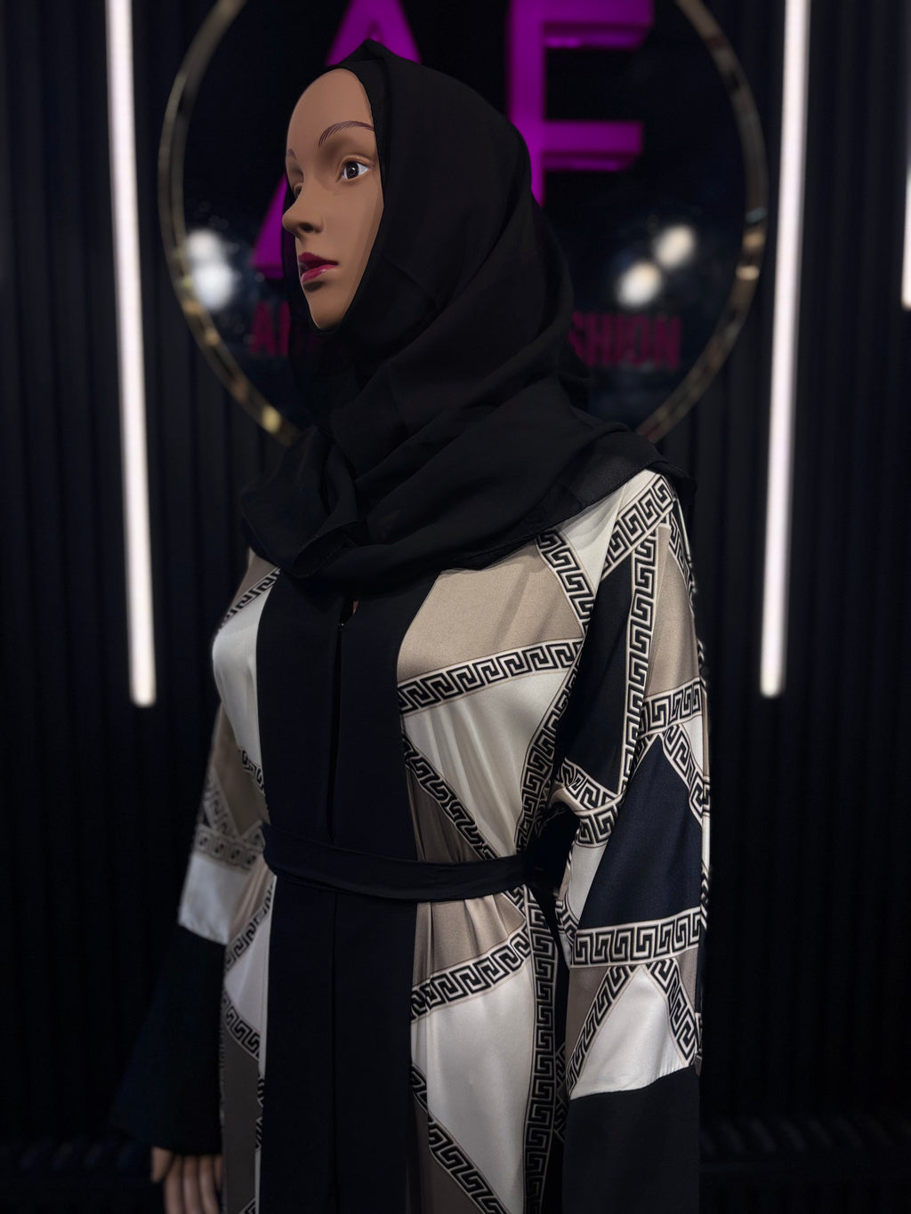 Monochrome Majesty Kimono For Women