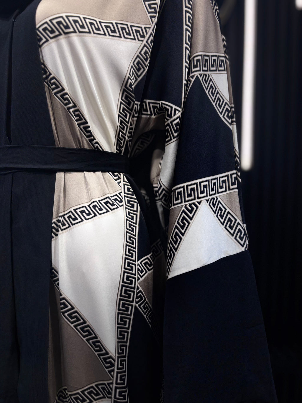 Monochrome Majesty Kimono For Women