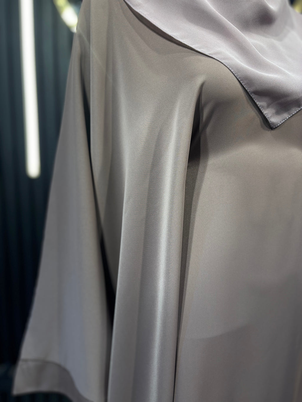 Lavender Layan Korean Nida Abaya for Women