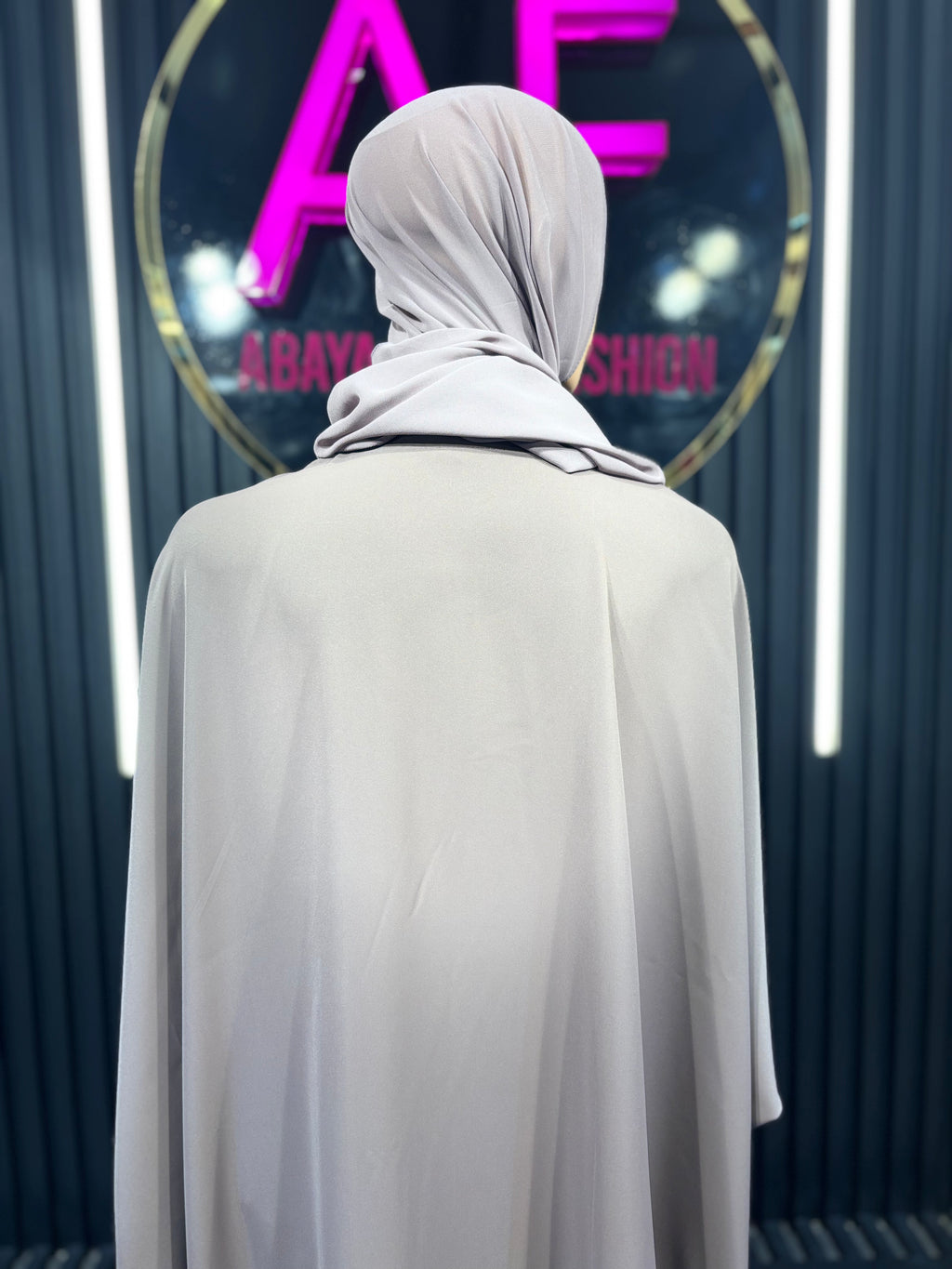 Lavender Layan Korean Nida Abaya for Women