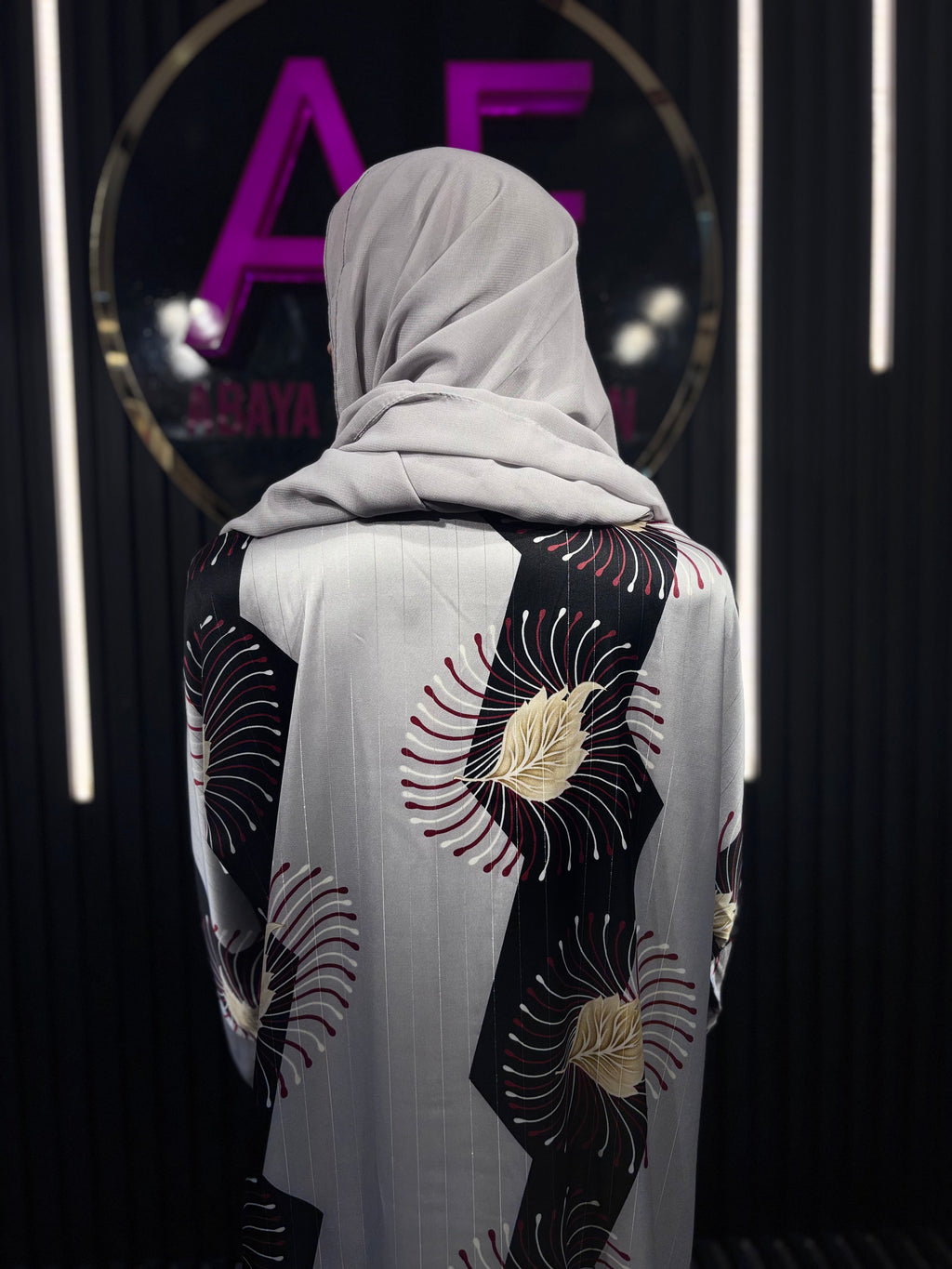 Noor Silver Luxe Kimono for Women