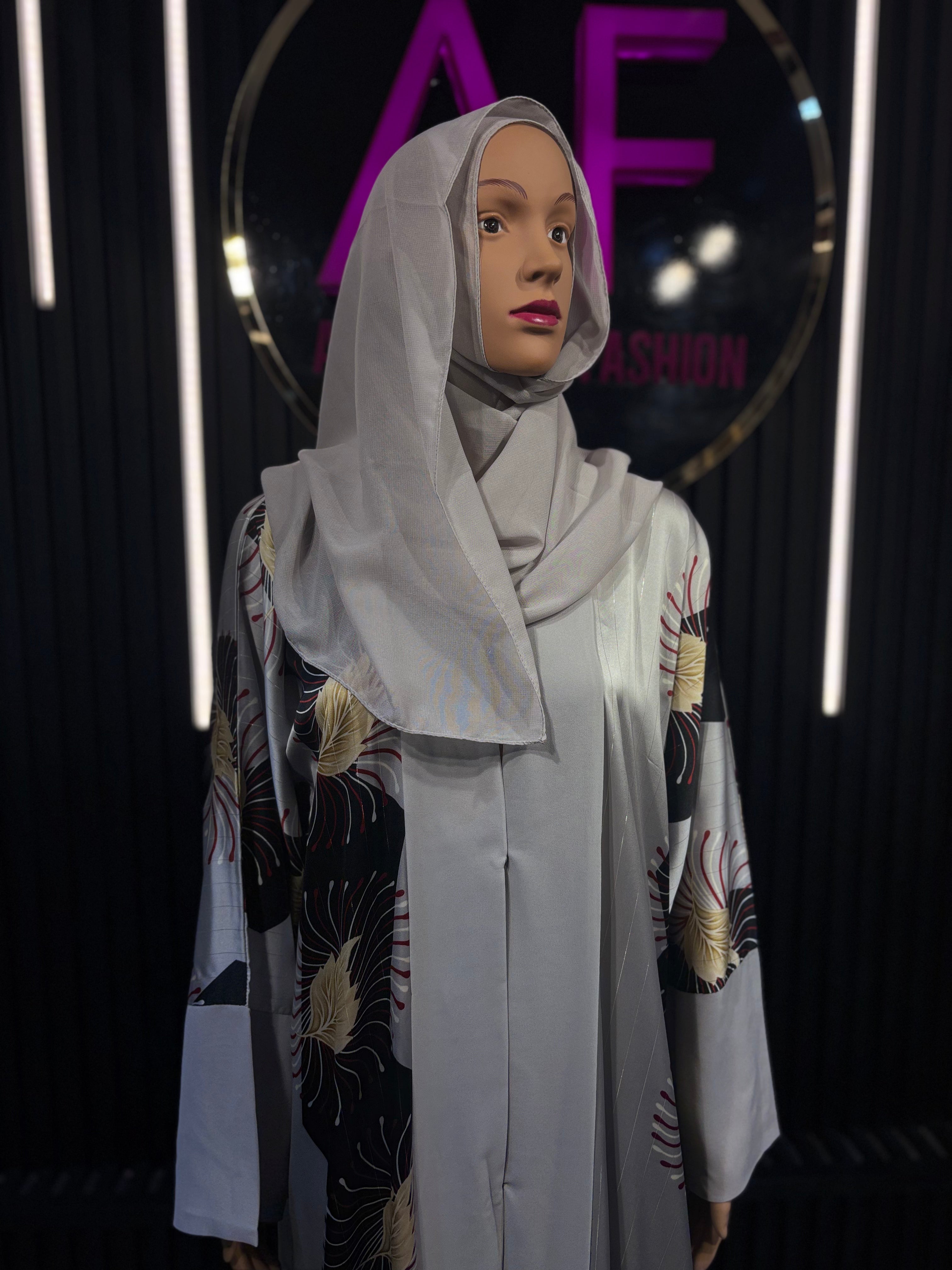 Noor Silver Luxe Kimono for Women