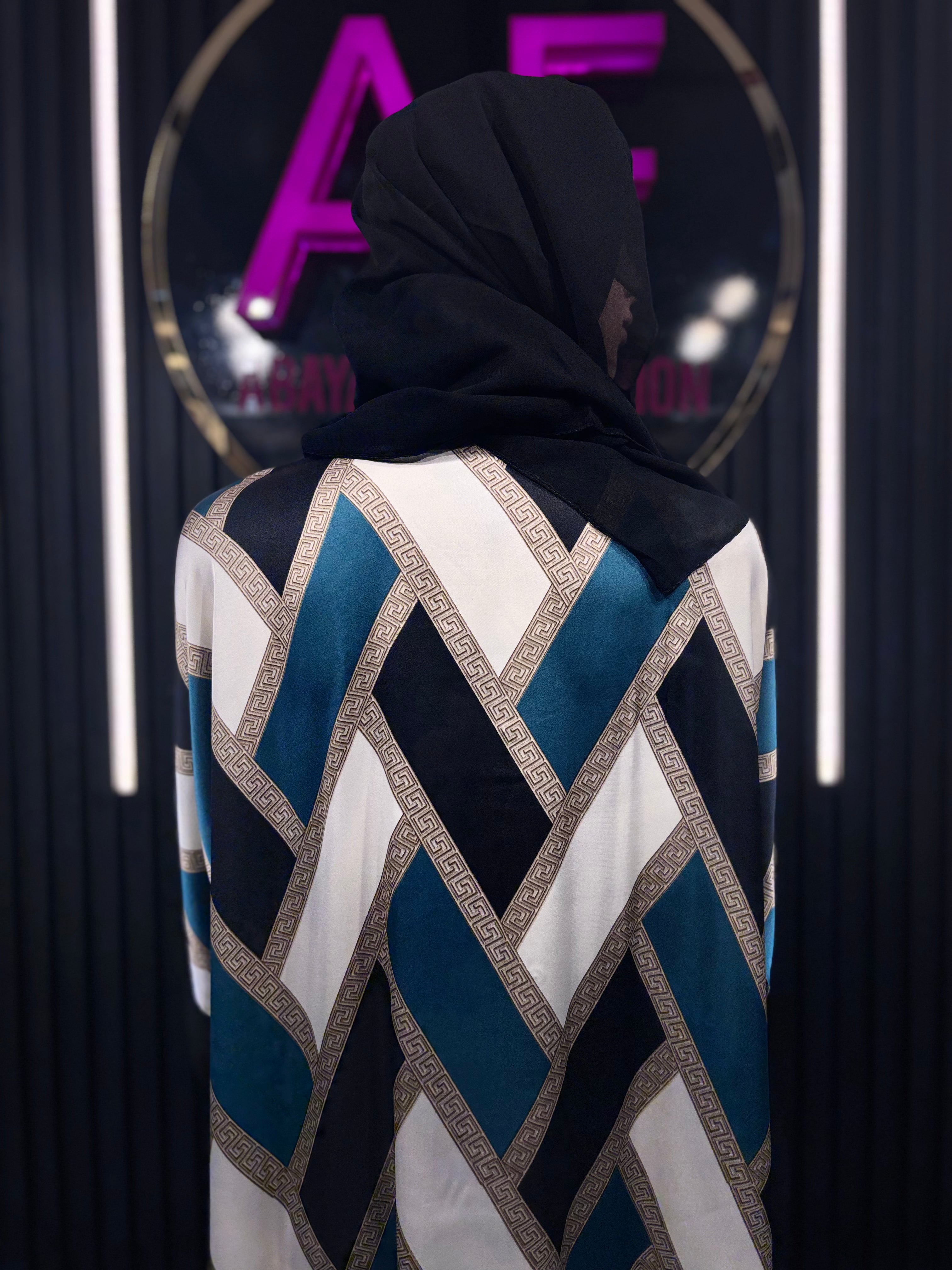 Modern Mosaic Kimono for Women