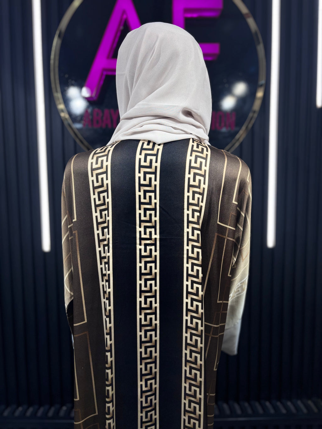 Satin Noir Kimono for Women